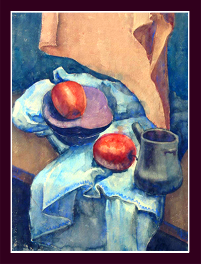 Ann Burnham Smith, "Still Life with Apples,"