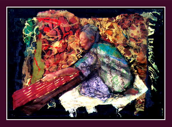 Jane Smith Bernhardt, "Woman Playing Koto"