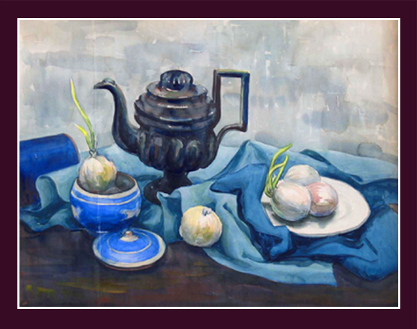Ann Burnham Smith, "Still Life with Black Teapot," c 1941